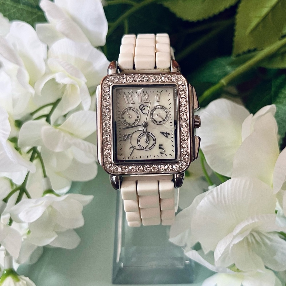 CC Diamond Silicone Watch